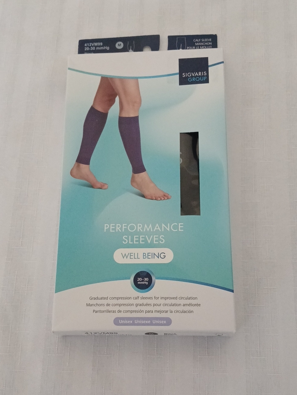 Sigvaris Purple Performance Calf Sleeves - Compression 20-30 mmHg